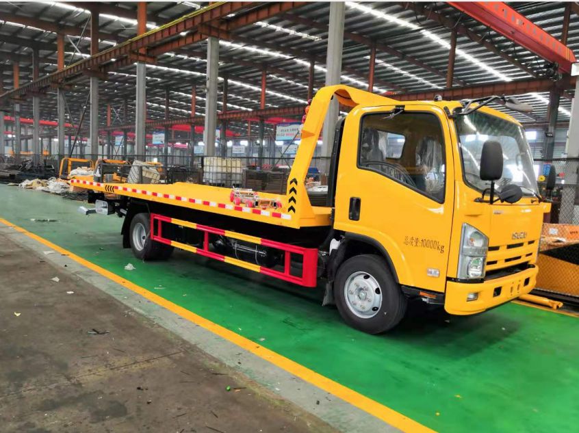 五十铃黄牌一拖二清障车